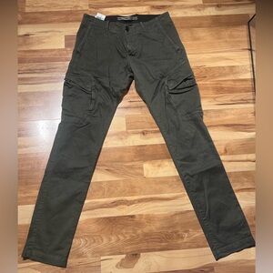 Stone Island Olive Green Cargo Pants